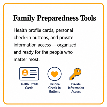 Family preparedness tools
