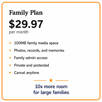 digital vault for family documents