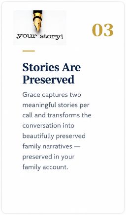 guided family storytelling service